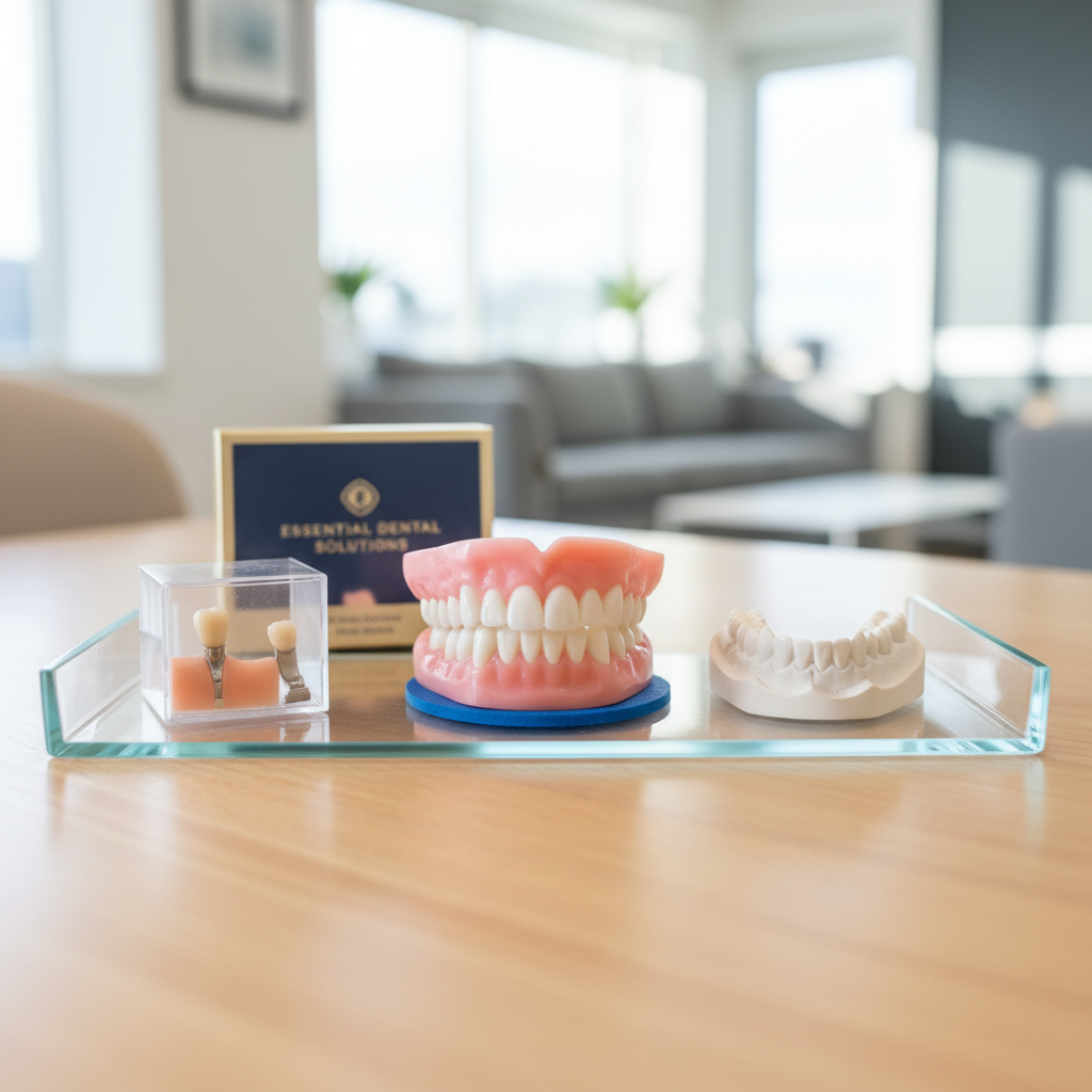 best temporary teeth options while waiting for dental implants — featured illustration and overview